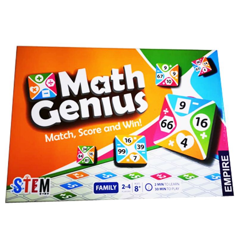 Empire Math Genius Board Game for Kids Ages 8 & Up | Shopee Malaysia