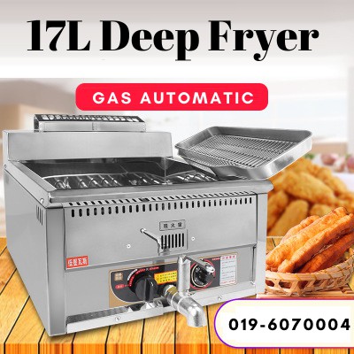 🔥HOT🔥 17L Automatic Deep Fryer Gas Commercial