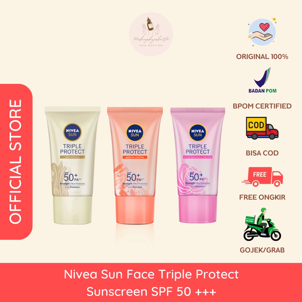 nivea sun face triple protect review