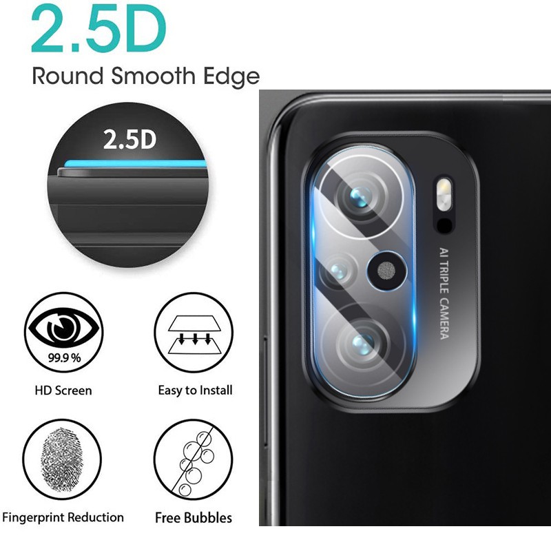 Buy Xiaomi Poco F3 2.5D Glass Camera Lens Screen Protector Cell phone lens  film camera protection film flexible film | SeeTracker Malaysia