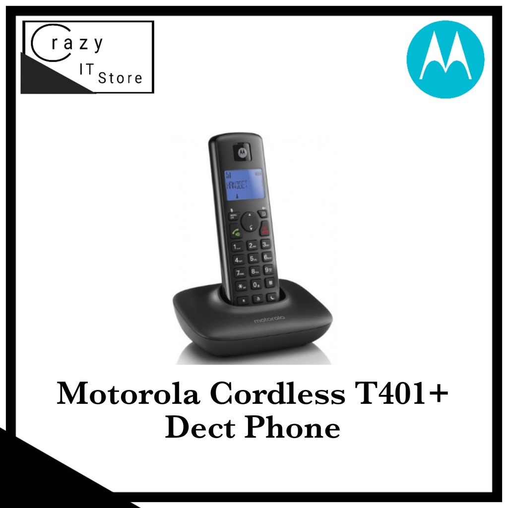 Motorola T401 Cordless Dect Phone Digital Wireless (Home/Office) Shopee Malaysia