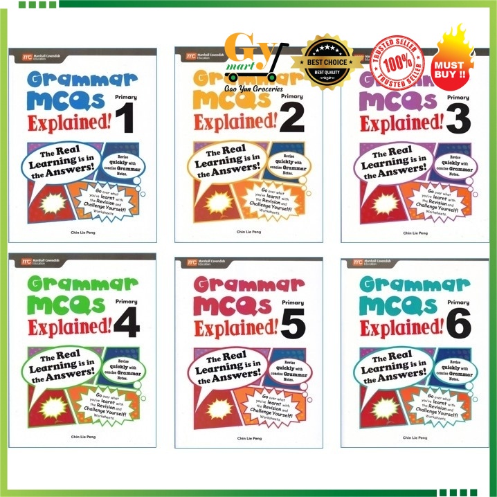 Buy Singapore Syllabus Grammar Mcqs Explained Primary 1 2 3 4 5 6 Seetracker Malaysia