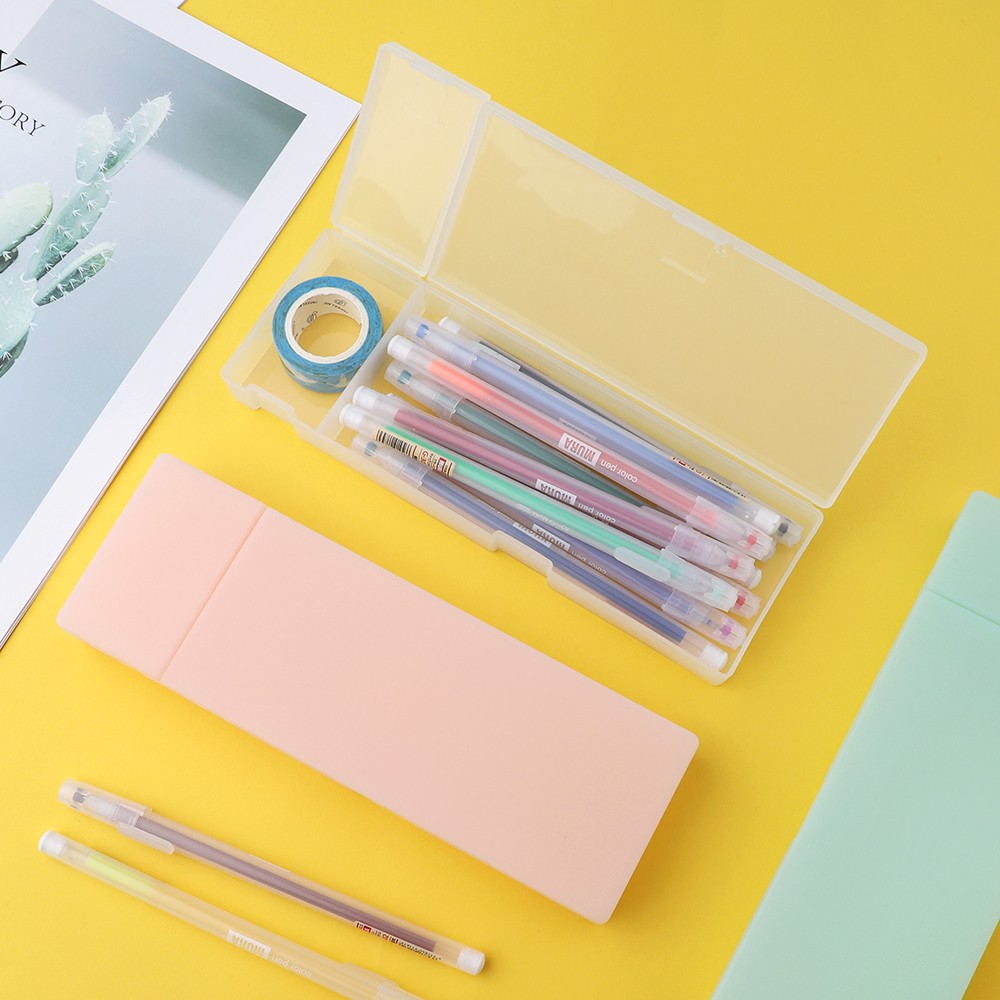 clear box pencil case