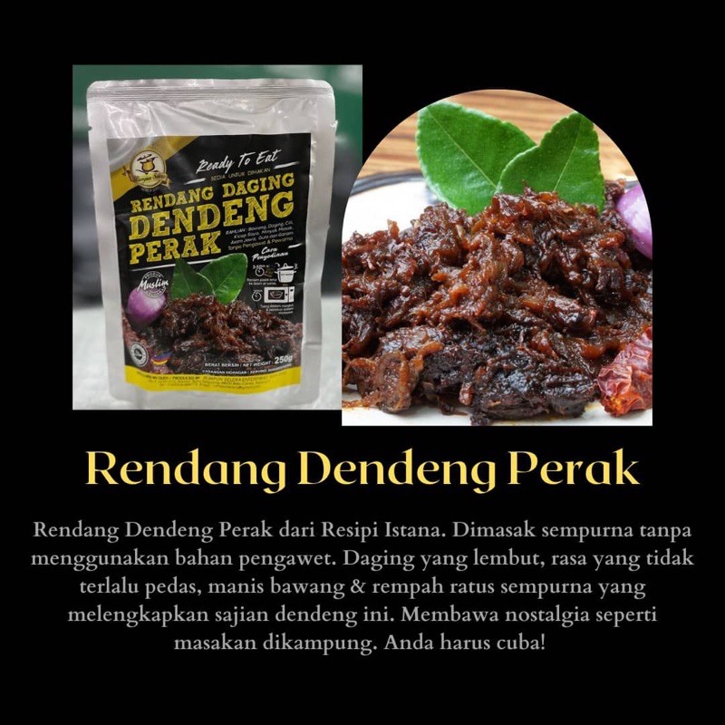 Rendang Daging Dendeng Perak