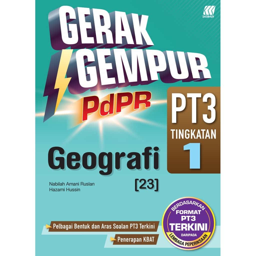 St Sasbadi Buku Latihan Gerak Gempur Pdpr Pt3 2021 Geografi Tingkatan 1 Shopee Malaysia