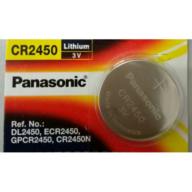 ORIGINAL PANASONIC CR2450 LITHIUM BATTERY Shopee Malaysia