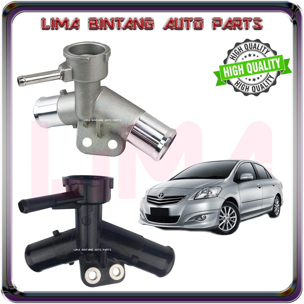 Toyota Vios Dugong NCP93 Thermostat Housing , Radiator Cap Housing