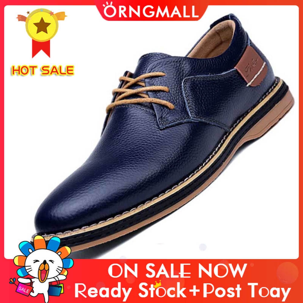 men's business leather shoes