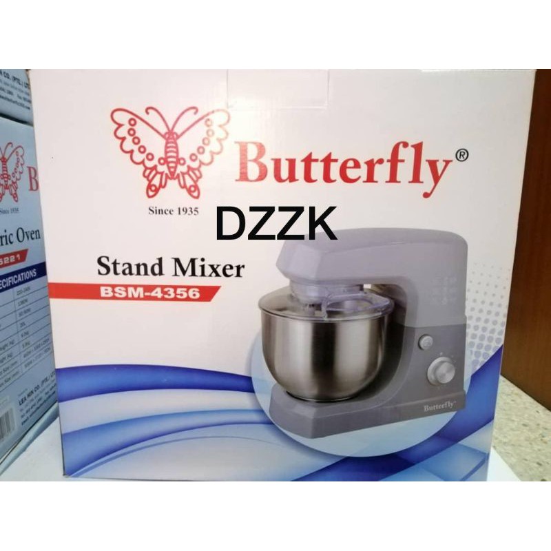 NEW 5.0L Stand Mixer Butterfly BM4356 Stainless Steel Shopee Malaysia