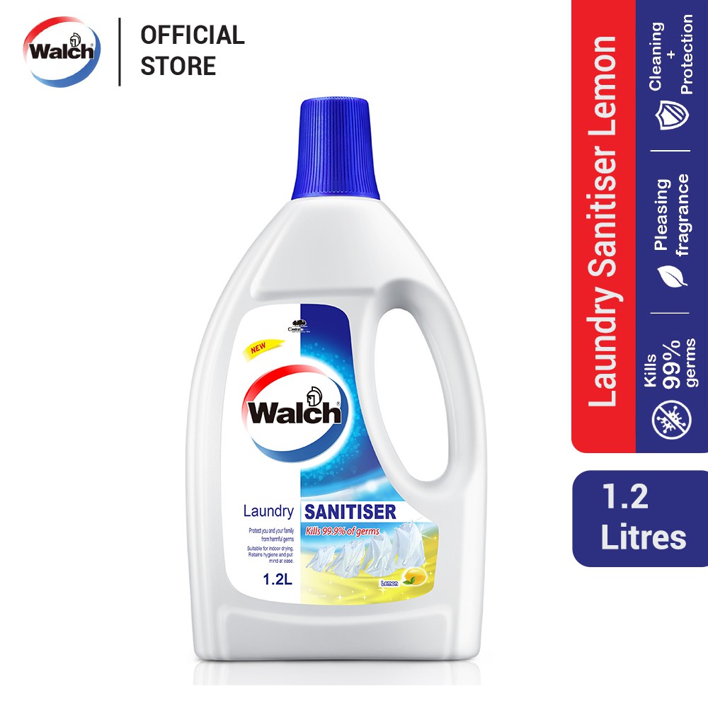 Walch Laundry Sanitizer Lemon 1.2L (EXP: April'23) | Shopee Malaysia