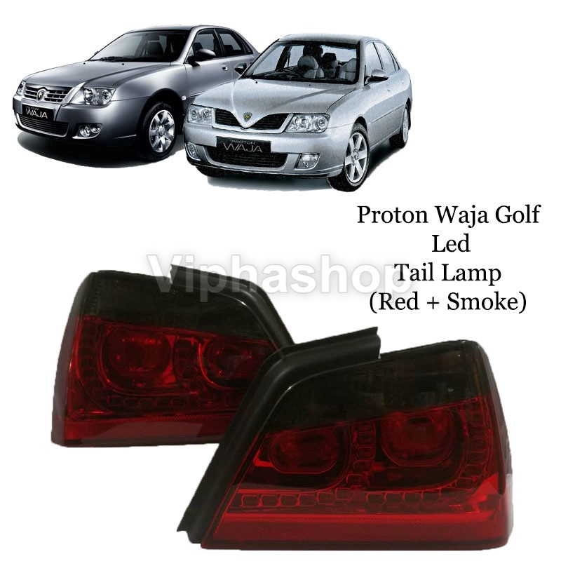 Clear Stock Vland Proton Waja Golf Led Tail Lamp Shopee Malaysia