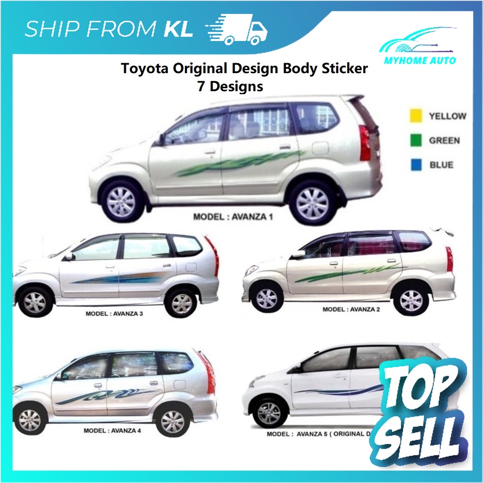 Avanza Sticker: Ekspresi Diri di Atas Roda