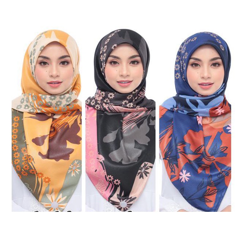 TUDUNG BAWAL PRINTED MATTE SHIMMERING BDG 45 | Shopee Malaysia