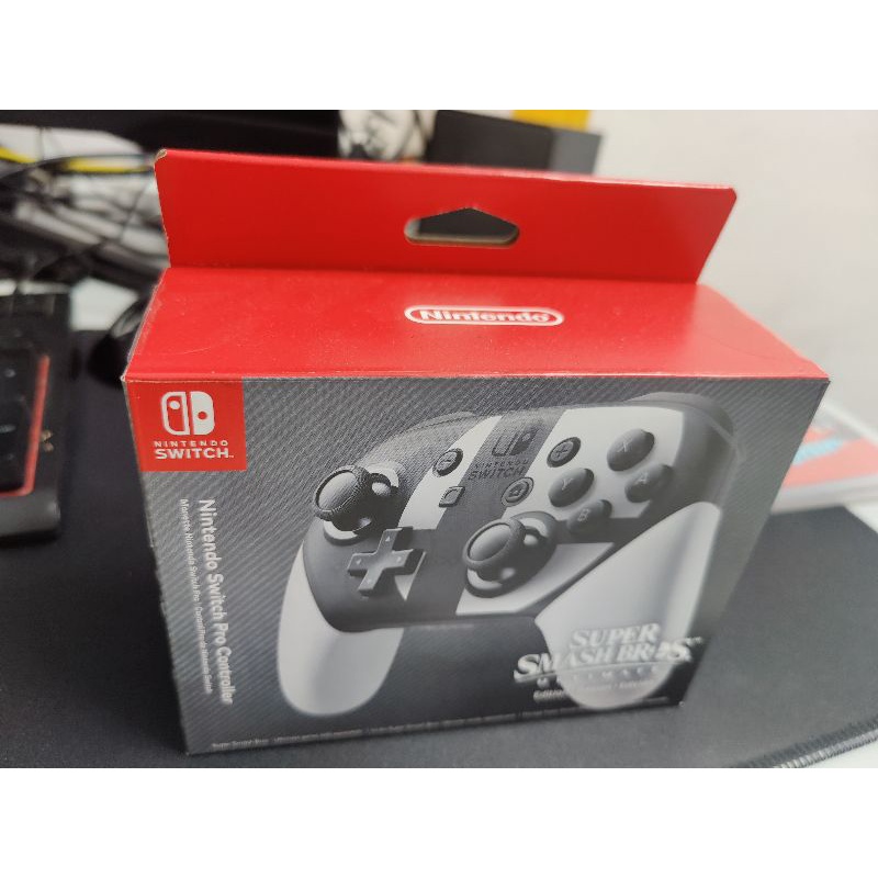 Nintendo Switch Pro Controller Super Smash Bros Used Shopee Malaysia 