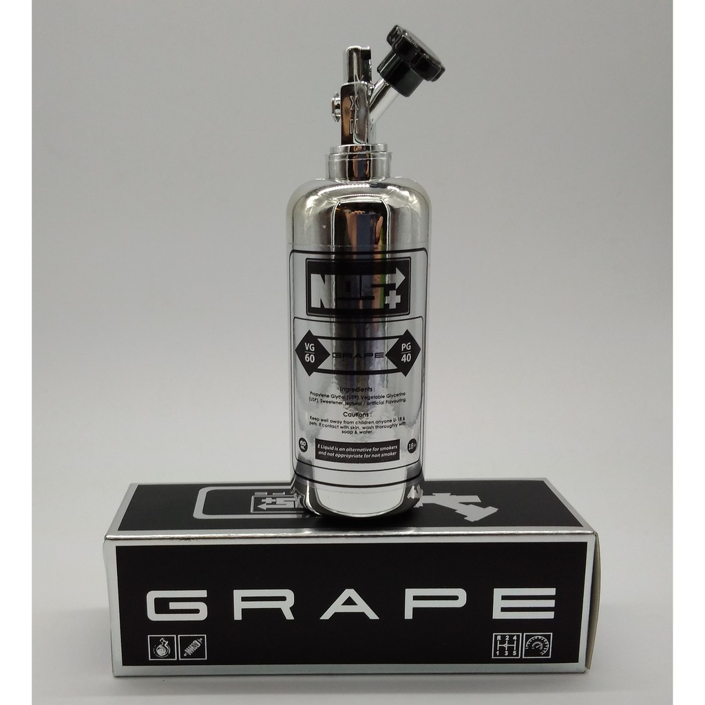 Nos Grape Eliquid For Vape And Electronic Cigarettes 60ML 0Mg Shopee