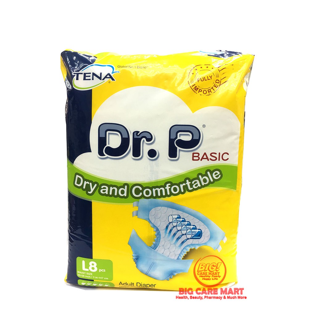 Dr.P Basic Adult Diapers L 8s Shopee Malaysia