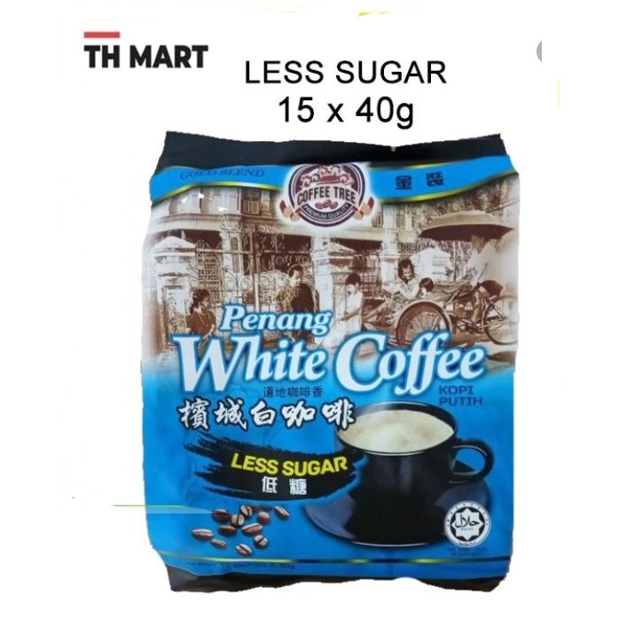 Coffee Tree Penang White Coffee Less Sugar (15 x 40g) | Shopee Malaysia