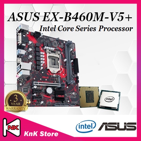 ASUS EX-B460M-V5 B460 LGA1200 MOTHERBOARD + Intel 10TH GEN CORE I3 / I5 ...