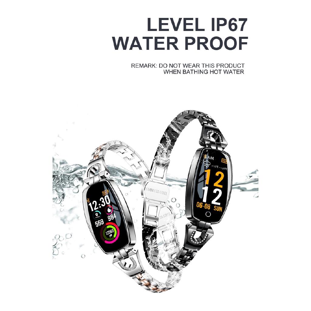 H8 Smart Watch Women Fashion Watch Heart Rate Monitoring Bluetooth for