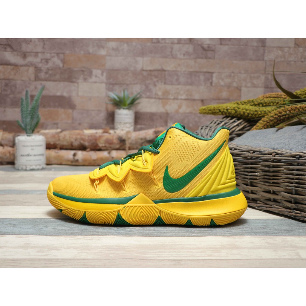 kyrie 5 green and yellow