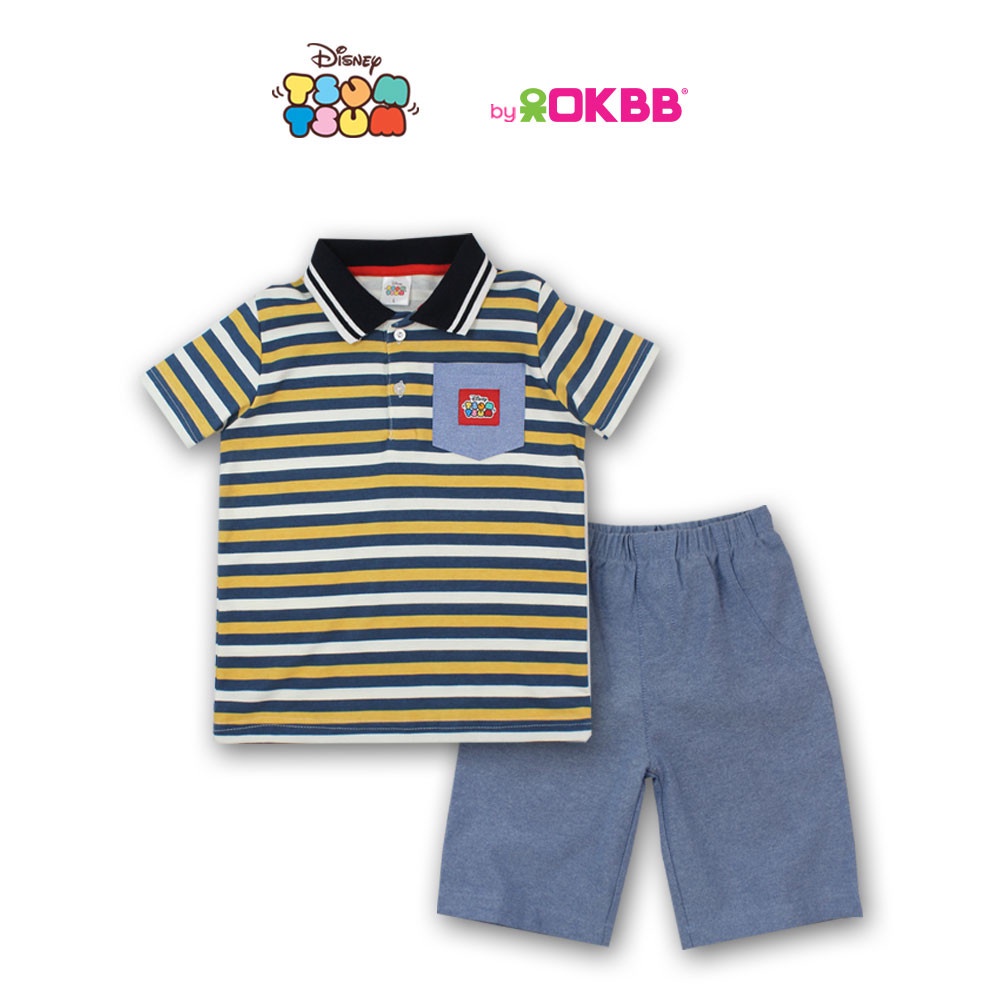 Disney Tsum Tsum Toddler Boy Fashion Clothing Suit Short Sleeve Short Pants Spot Printed Graphic TSFA1014_TSFA1005