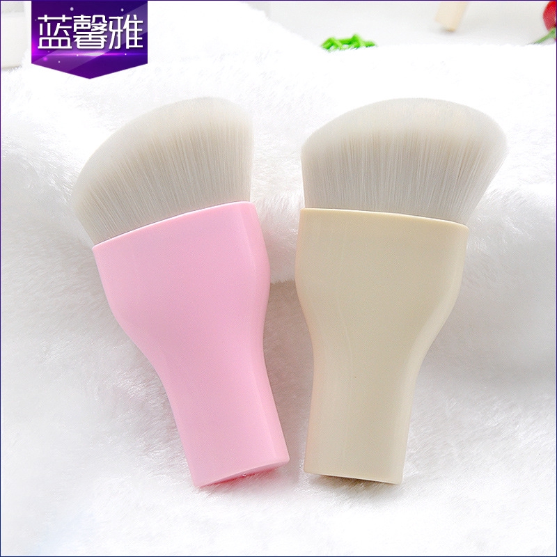 how to wash powder brush