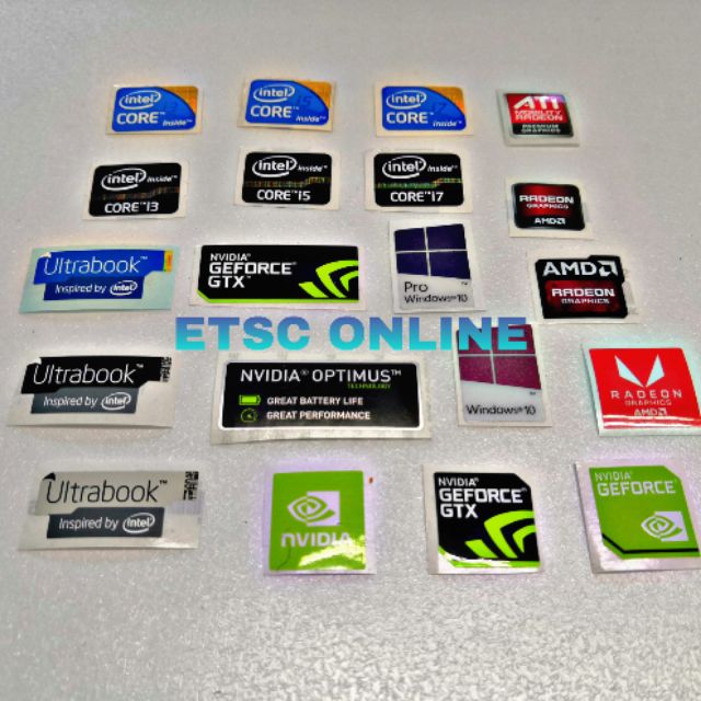 Intel I5 Sticker Core I3 I7 Window 10 Pro Window 10 Ultrabook Ati Nvidia Amd Laptop Desktop 2506