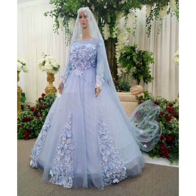  Baju  pengantin  gaun kembang  Shopee Malaysia