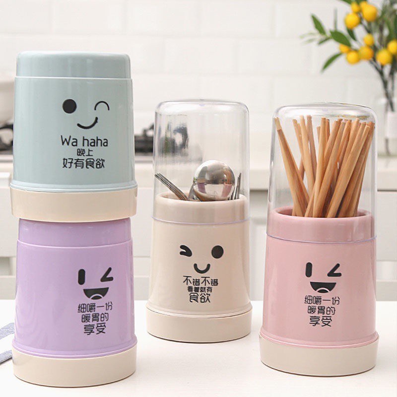 Buy Dustproof Chopstick Holder With Cover 带盖防尘筷子笼筷子筒厨房餐具收纳盒筷子篓家用筷子盒置物架筷桶mbdd Seetracker Malaysia