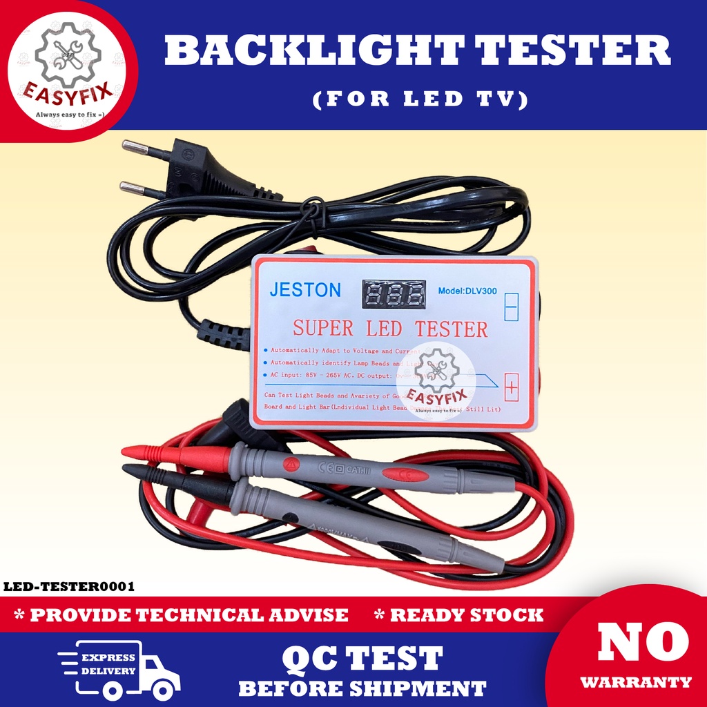 LED TV BACKLIGHT TESTER DLV300 JESTON SUPER LED TESTER LAMPU LED