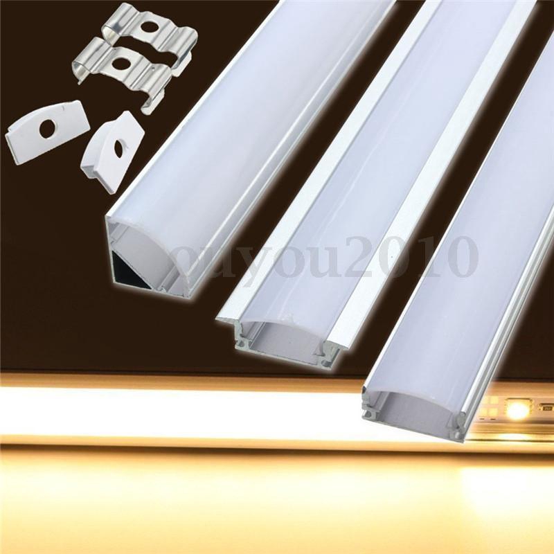 Rigid LED Strip Aluminum Channel Case Shell&Milk Cover Shopee Malaysia