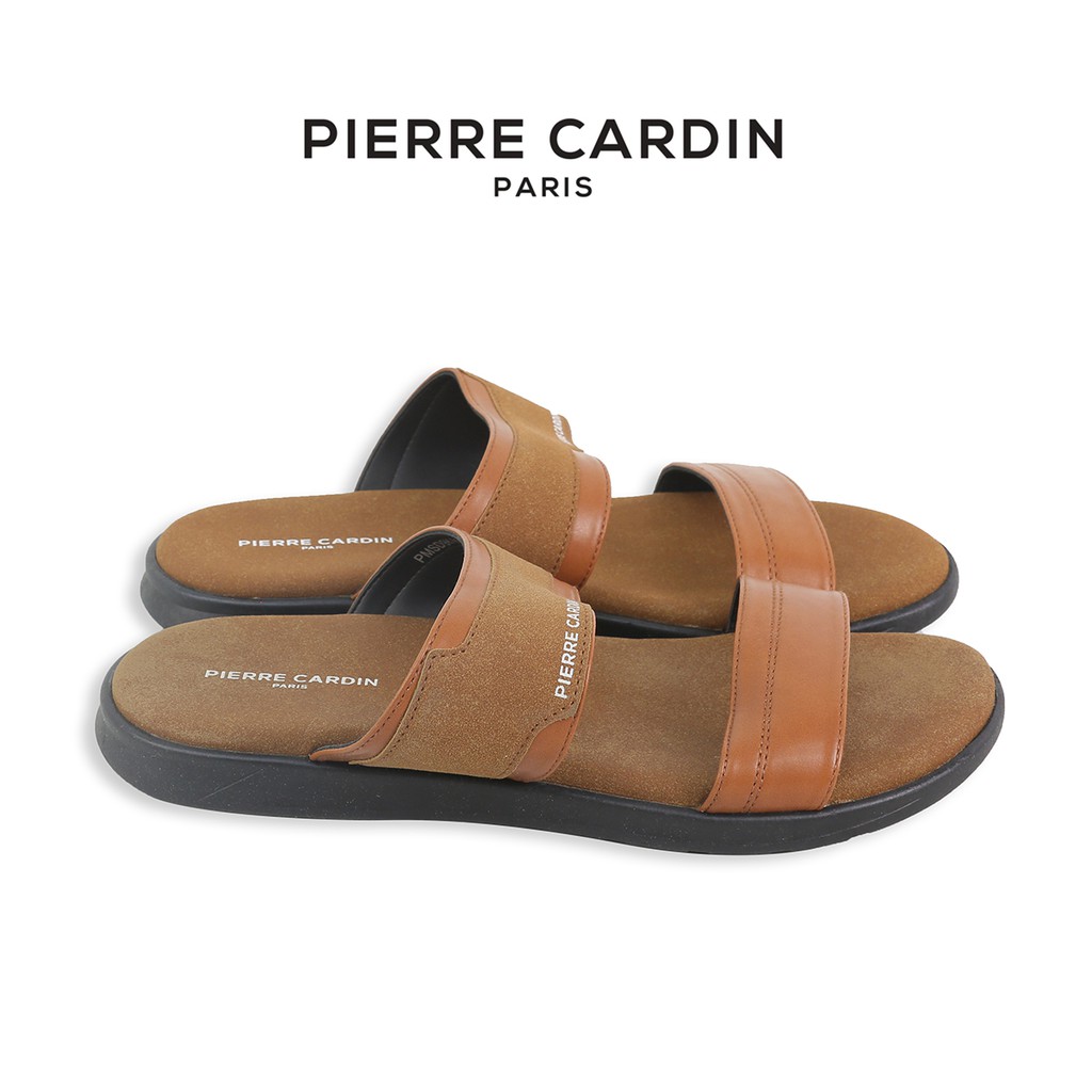 Pierre Cardin Men PU Leather Sandals - Camel PMSD9K9101036-CL | Shopee ...