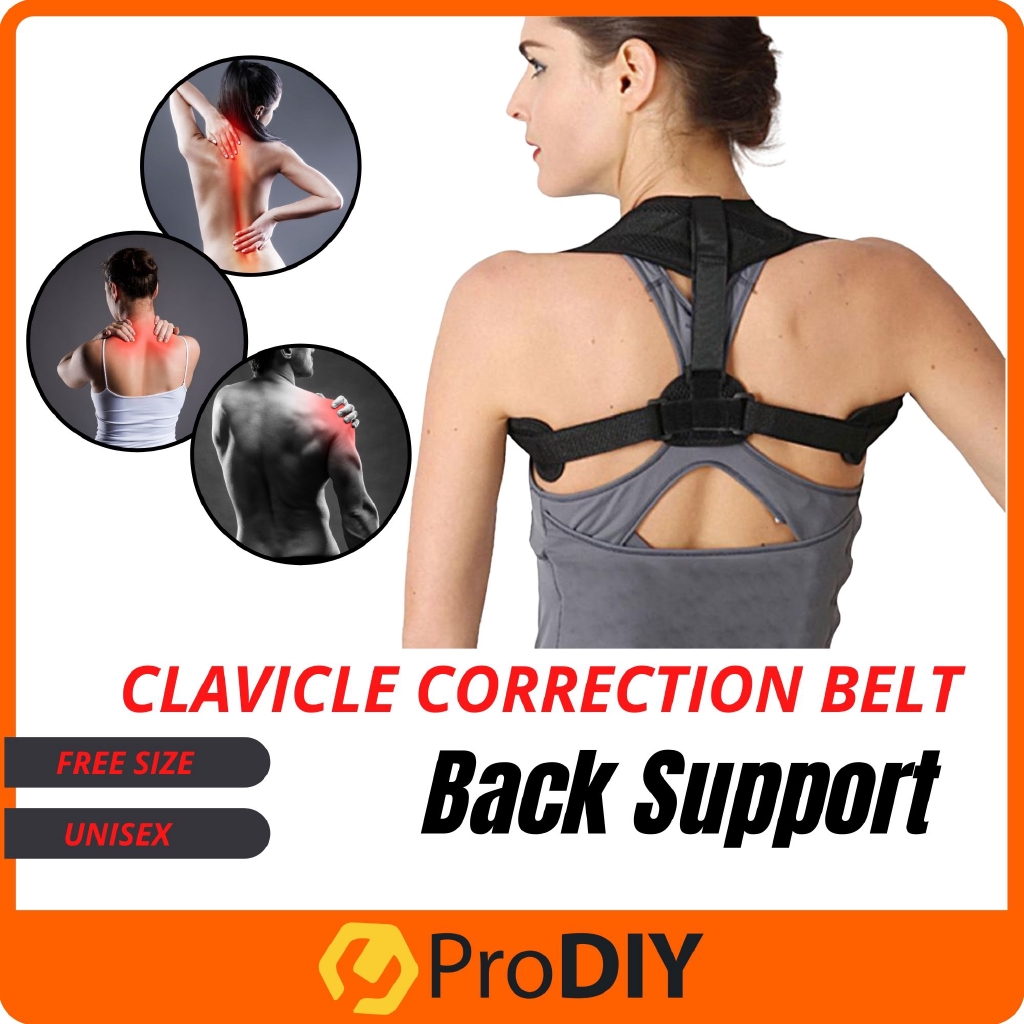 Clavicle Posture Corrector Back Support Corset Orthopedic Brace Scoliosis Shoulder Correction Penyokong Belakang Badan