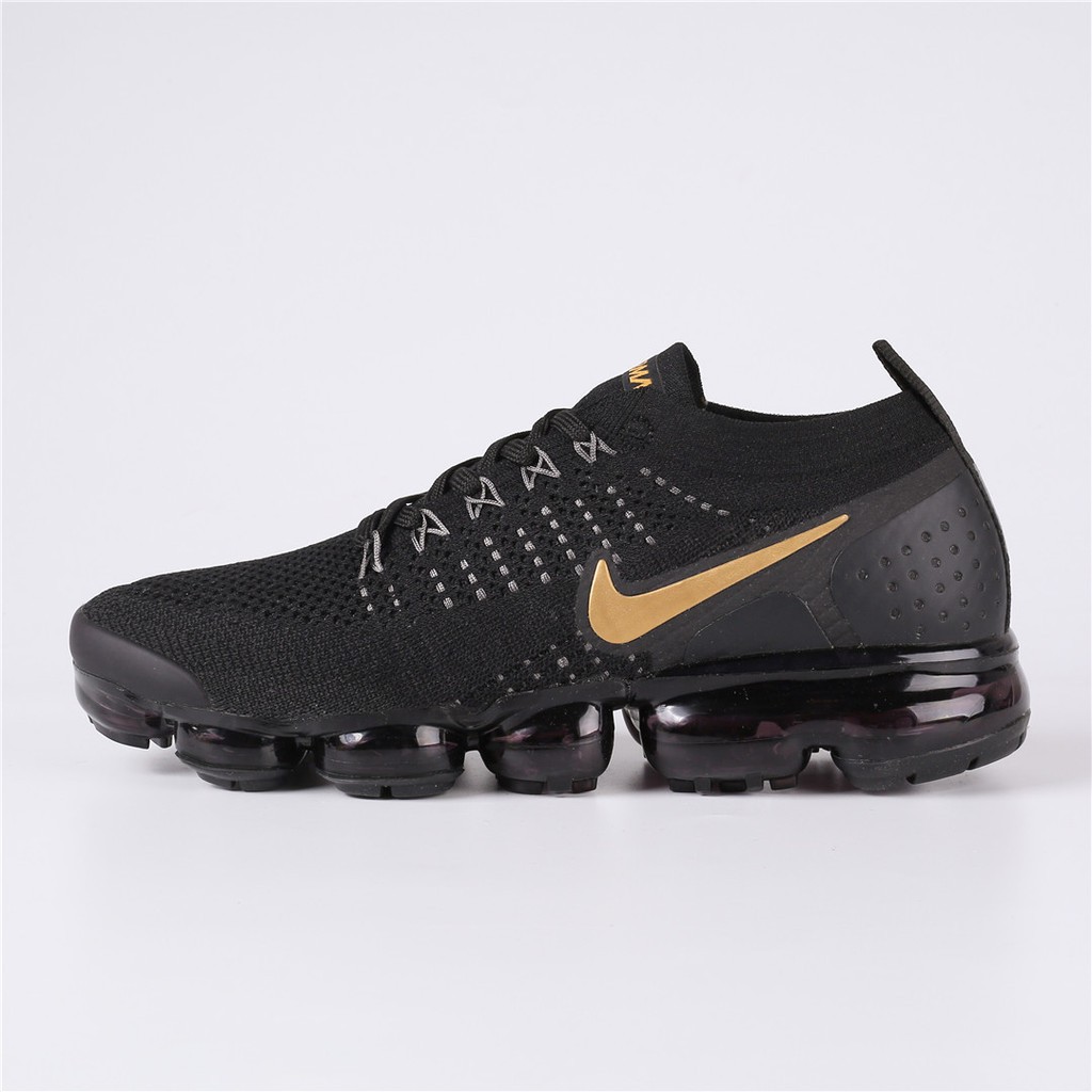 vapormax flyknit black and gold