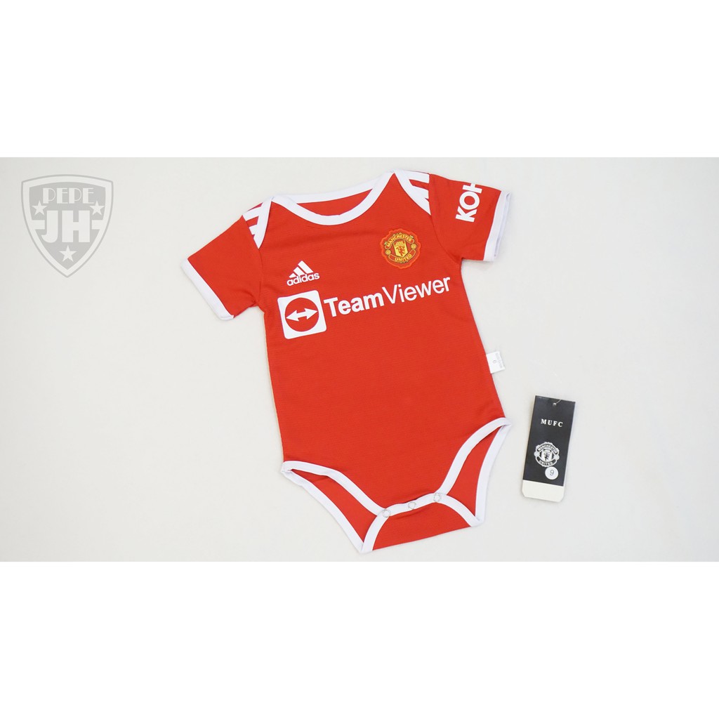 Manchester United Home 2021/22 Baby Romper Newborn Infant One Piece