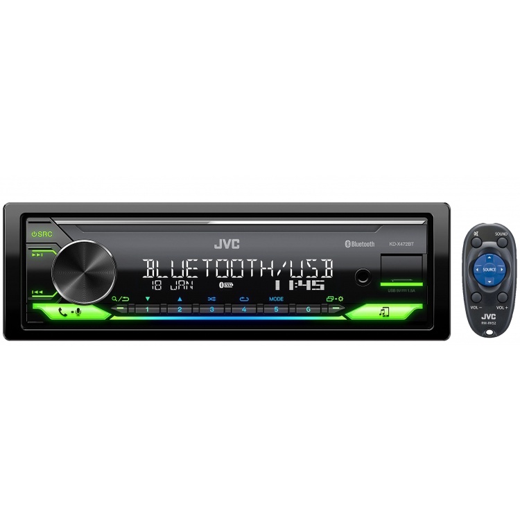 JVC KD-X472BT 1-DIN DIGITAL MEDIA RECEIVER WITH BLUETOOTH / USB / FM JVC  CAR PLAYER USB PLAYER | Shopee Malaysia