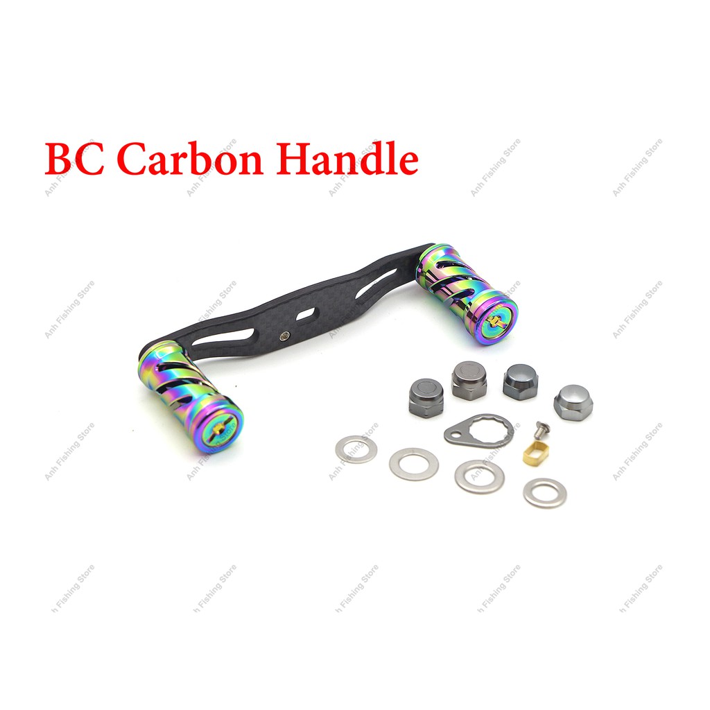 120mm Super Power Handle For Abu Garcia Daiwa Baitcasting Reel Carbon Fiber Tube 