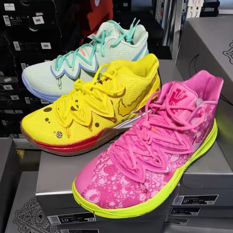 mens spongebob basketball shoes