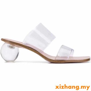 ladies transparent shoes