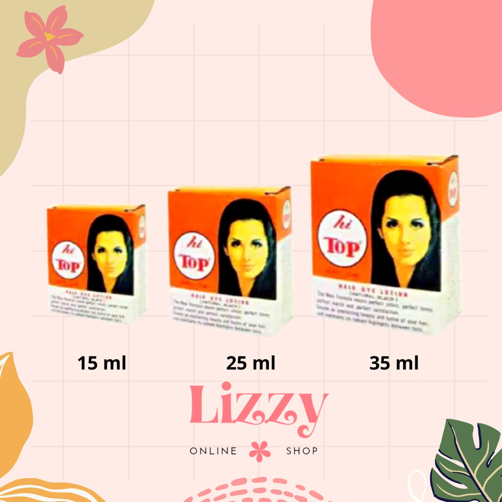 Hi TOP Hair dye Lotion 35ml Hair Polish Lotion 25ml Shopee Malaysia