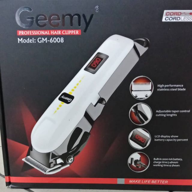 GEEMY 100% Original Hair Trimmer. Model GM-6008 Ready Stock