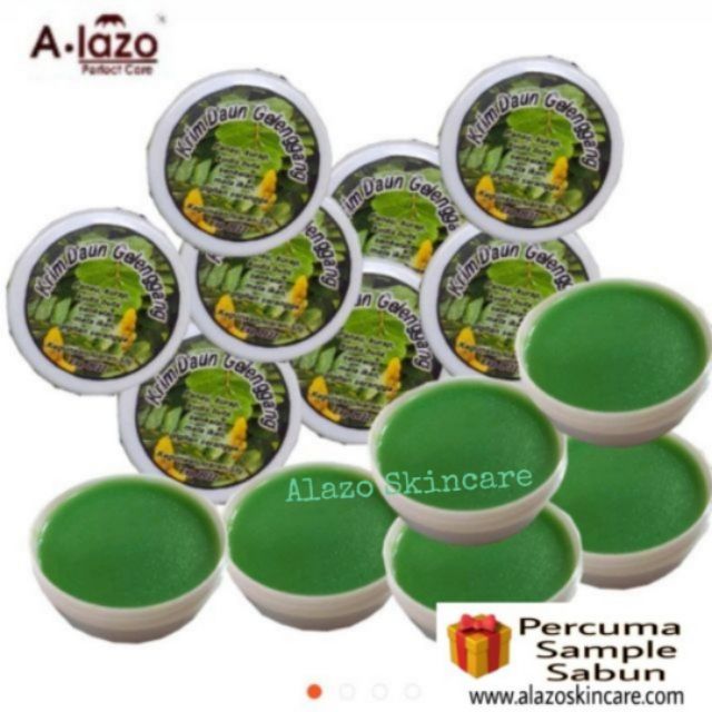 Ubat Traditional krim daun gelenggang asli untuk Panau 