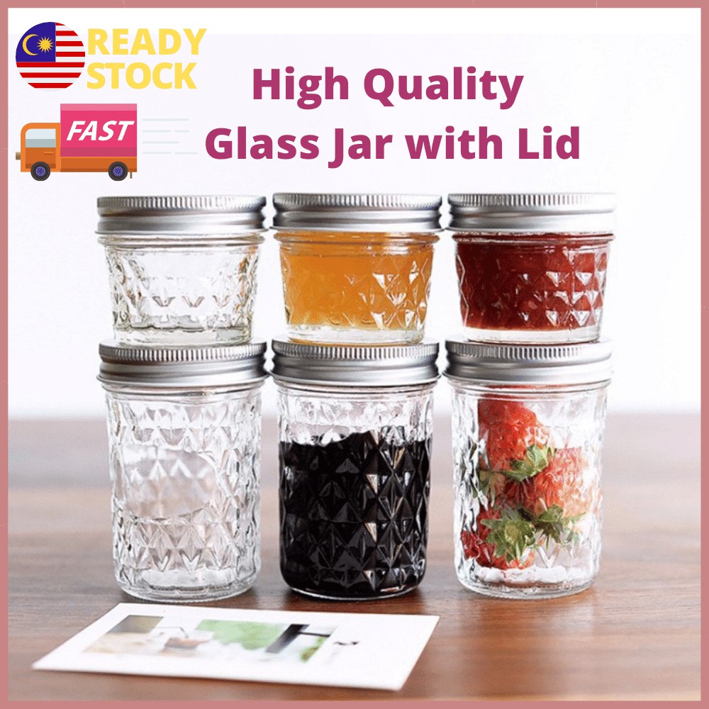 Airtight Glass Mason Jar with Lid, Multifunctional Glass Jar For All
