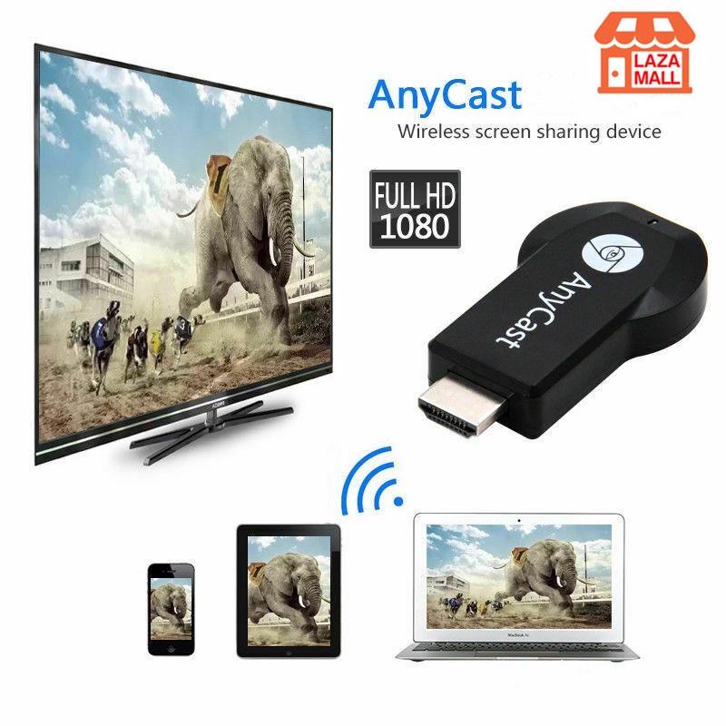 Anycast M9 M4 M2 IOS ANDRIOD PLUS HD Wifi Dongle HDMI Wireless Display Projector Mirror Screen Airplay 电话连接电视 Smartphone