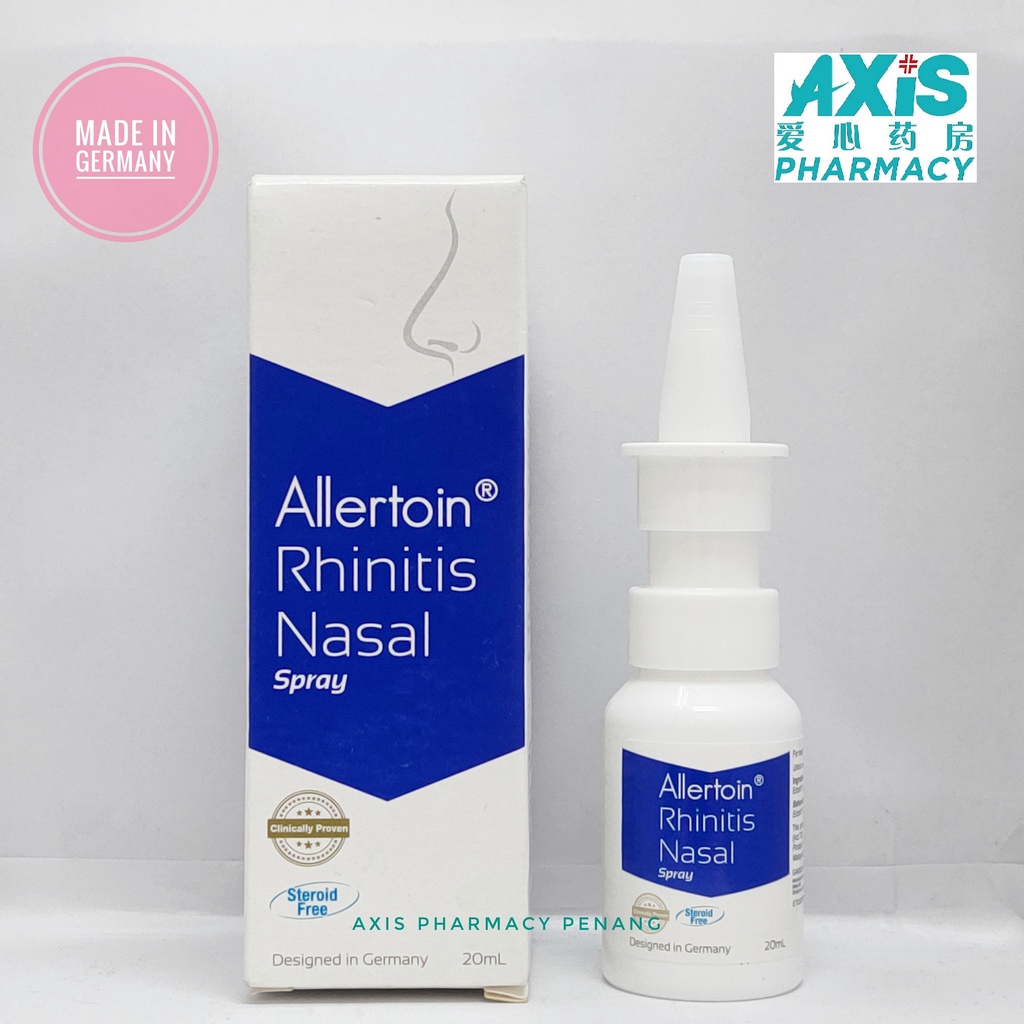 Allertoin Rhinitis Nasal Spray 20ml Steroid Free EXP 11/2023 Shopee