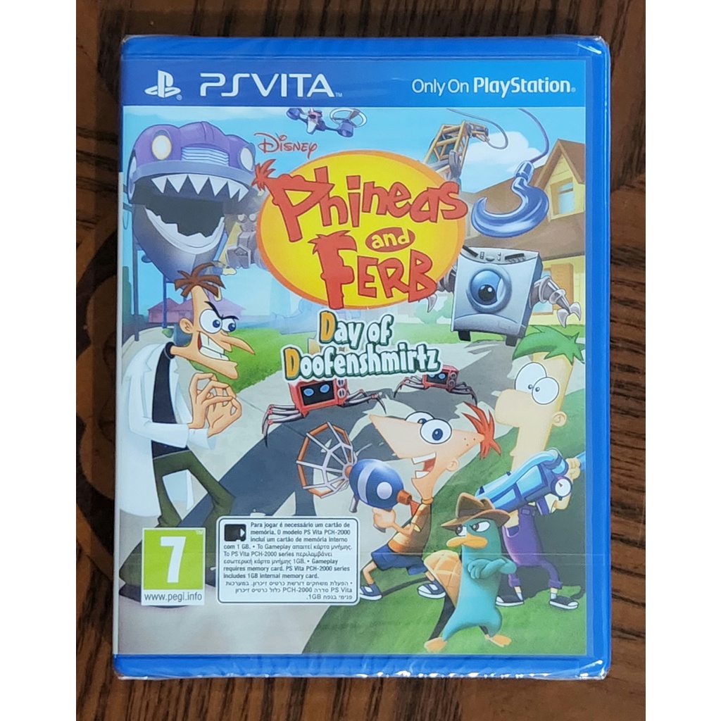 jogo Phineas & Ferb: Day of Doofenshmirtz psvita EUR - Sony - Jogos de