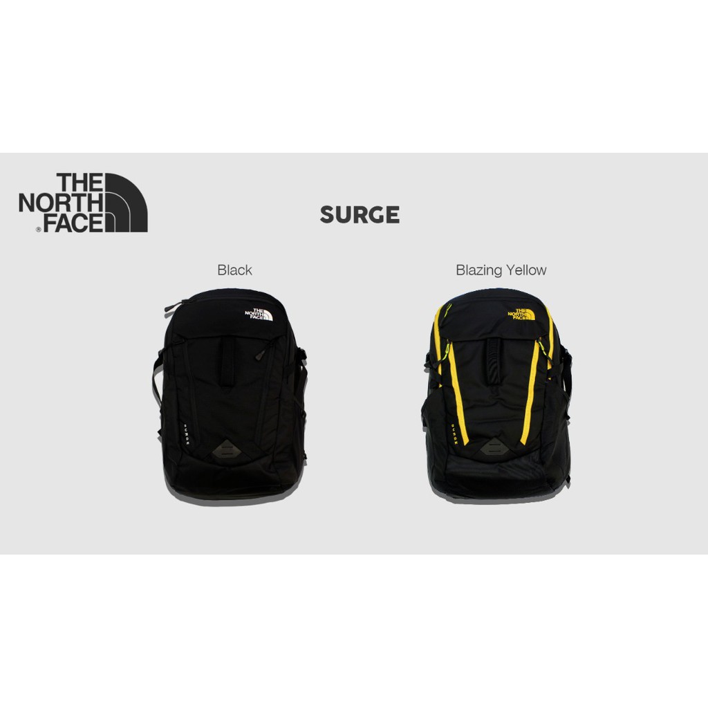 the north face surge black