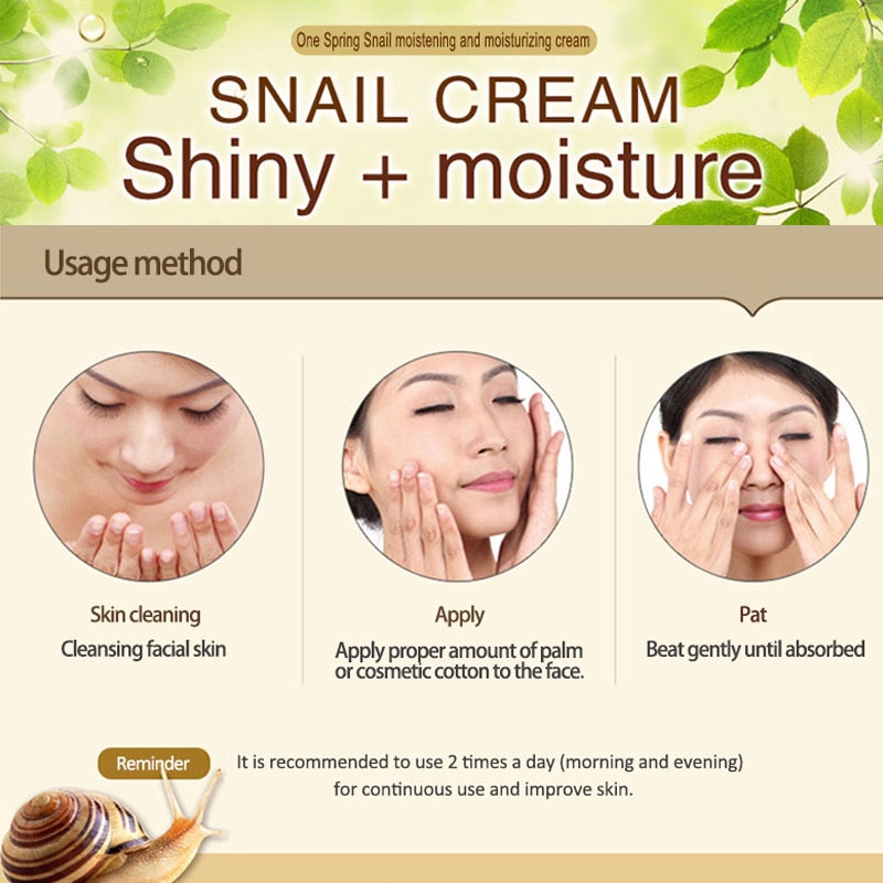 one spring snail cream