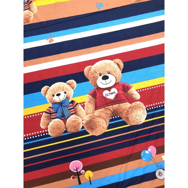 Kain Sahaja Kain Cotton Cadar Bidang 92 Teddy Bear 100 Twill Cotton Bedding Fabric For Sarung Bantal Bidang 90 Shopee Malaysia