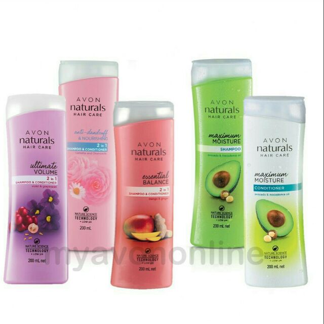 Avon Natural Syampoo 2 In 1 Shopee Malaysia